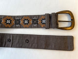 Embroidered Khaki Belt - Adult size