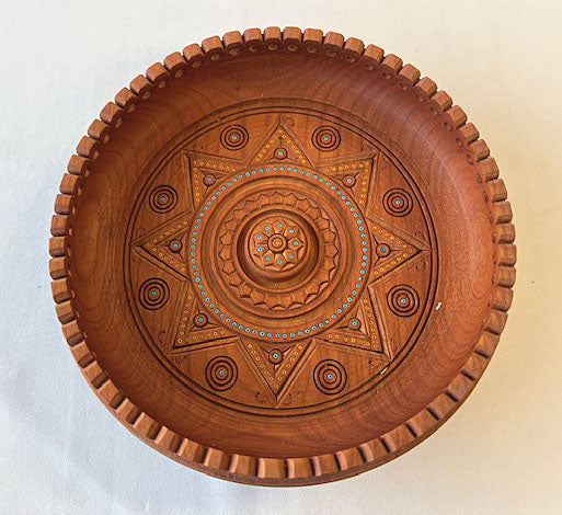 Carved Wooden Bowl