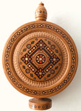 Wooden Bottle (decoration) with inlay