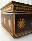 Straw Design Lacquered Box