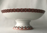 Large Round Serving Bowl on pedestal - Classic 10x4 in.