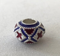 Sterling Silver Tire-Shaped Bead