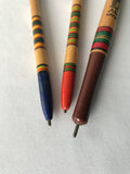 Colorful Wooden Souvenir Pens (set of 3)