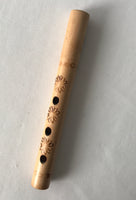 Carved Wooden Sopilka-Whistle (Hutsul flute)