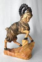 Wooden Ram - Carved Sculpture