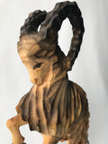 Wooden Ram - Carved Sculpture