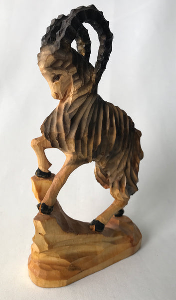 Wooden Ram - Carved Sculpture