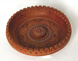 Carved Wooden Bowl 5.5"