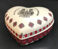 Vintage Ceramic Heart-shaped Box