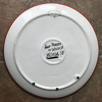Kozak Mamaj Handpainted Ceramic Plate by Wolod