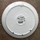 Kozak Mamaj Handpainted Ceramic Plate by Wolod
