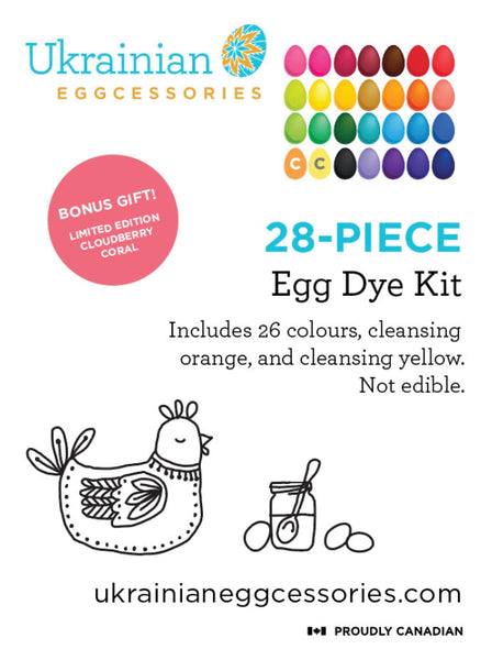 Dye Kits - 28-Piece Egg Dye Kit