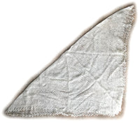 Warm White Carpathian Mohair Knit Scarf 48 in.