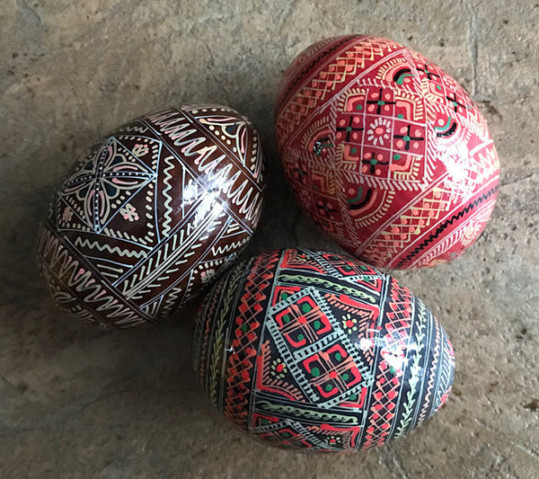 Set of 3 Wooden Eggs