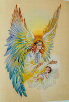 Angel Christening Card 5x7