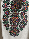 Linen Traditional Pattern Folk-Blouse