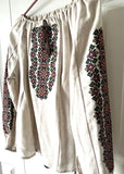 Linen Traditional Pattern Folk-Blouse