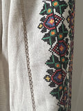 Linen Traditional Pattern Folk-Blouse