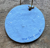 Village Church Ceramic Ornament #3