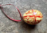 Eggshell Ornament from Ukraine - Deer Design
