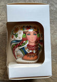 Glass Ornament from Ukraine - Ukrajinochka