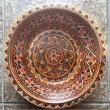 Colorful Wooden Bowl 9" diam.
