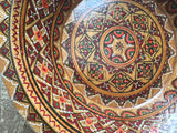 Colorful Wooden Bowl 9" diam.