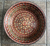 Colorful Wooden Bowl 9.5" diam.