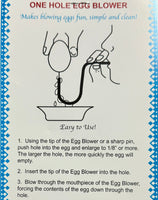 One Hole Egg Blower