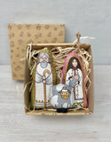 Nativity set "Mary, Joseph and cow"