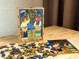 Women under the Apple Tree - Wooden Puzzle