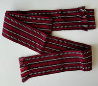 Handwoven Belt - Dark Red, Adult