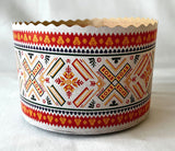 Medium "Volya" Design Paska Baking Forms, set of 10