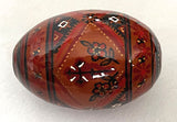 Painted Wooden Pysanka