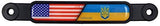 Black Flag Emblems Screw On Car License Plate Badge - 3 styles