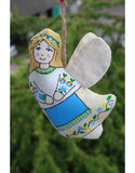 Ukraine Angel Ornament