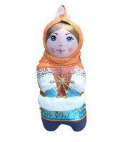 Girl in an Orange Kerchief Ornament