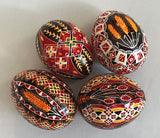 Wheat Design Pysanka by Iris