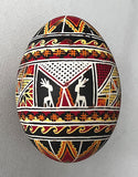 Vintage Goose Pysanka with Deer - from Ukraine