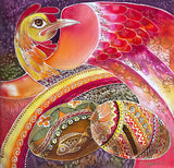 N. Lejkina - Silk art: Chicken and Pysanky