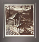 Hutsulshchyna - lithograph