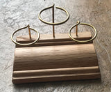 Wooden Triple Egg Stand