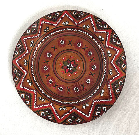 Mini Painted Wooden Plate