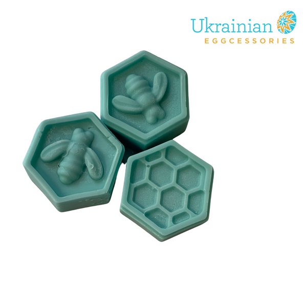 Teal Baby Bee-Puck - 3 pack