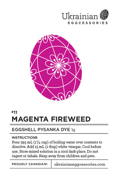 #11 Magenta Fireweed Pysanka Dye