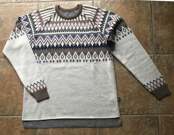 Geometric Design Knit Sweater