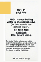 Gold dye