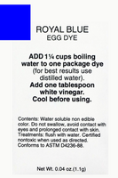 Royal Blue dye