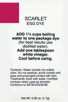 Scarlet dye