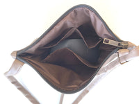 Embroidered Khaki Purse